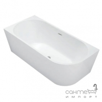 Пристінна асиметрична ванна Rea Sydney 1500 REA-W8805 біла, лівостороння