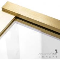 Шторка на ванну Rea Elegant Gold Brush REA-W6601 золото браш/прозоре скло