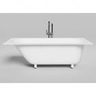 Прямокутна ванна зі штучного каменю Salini Ornella S-stone 1700x750x600 біла глянсова