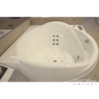 Асиметрична гідроаеромасажна ванна WGT Water Club R Hydro&Aero 1990x1490 біла, правостороння