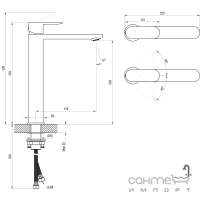 Смеситель для раковины высокий Ravak Chrome II EcoFlow BeCool X070449 хром