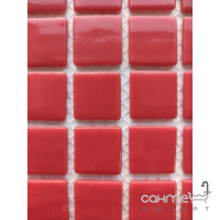 Стеклянная мозаика моноколор 31,7x31,7 АкваМо MK25121 Red красная