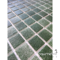 Скляна мозаїка 31,7x31,7 АкваМо PW25213 Green структурна зелена глянсова