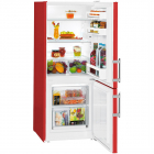 Двокамерний холодильник з нижньою морозилкою Liebherr Pure CUfre 2331 червоний