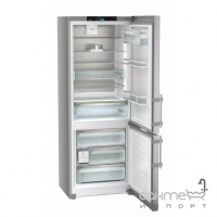 Двухкамерный холодильник с нижней морозилкой Liebherr Prime CNsdd 775i нержавеющая сталь