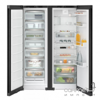 Комбінований холодильник Side-by-Side Liebherr XRFbd 5220 A+ чорна нержавіюча сталь