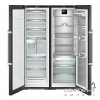Комбінований холодильник Side-by-Side Liebherr Peak XRFbs 5295 A++ чорна нержавіюча сталь