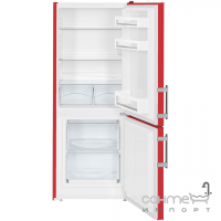 Двухкамерный холодильник с нижней морозилкой Liebherr Pure CUfre 2331 красный