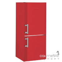 Двокамерний холодильник з нижньою морозилкою Liebherr Pure CUfre 2331 червоний