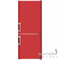 Двухкамерный холодильник с нижней морозилкой Liebherr Pure CUfre 2331 красный