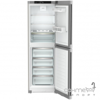 Двокамерний холодильник з нижньою морозилкою Liebherr Pure CNsfd 5204 нержавіюча сталь