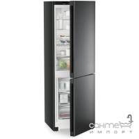 Двухкамерный холодильник с нижней морозилкой Liebherr Plus CNbdb 5223 черная нержавеющая сталь