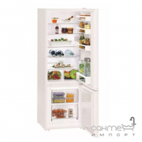 Двокамерний холодильник із нижньою морозилкою Liebherr CNd 5704 білий
