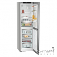 Двокамерний холодильник із нижньою морозилкою Liebherr Pure CNsfd 5704 нержавіюча сталь