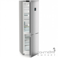 Двухкамерный холодильник с нижней морозилкой Liebherr Plus CNsfc 574i нержавеющая сталь