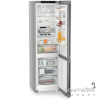 Двухкамерный холодильник с нижней морозилкой Liebherr Plus CNsdb 5723 нержавеющая сталь