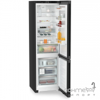 Двокамерний холодильник із нижньою морозилкою Liebherr Plus CNbda 5723 чорна нержавіюча сталь