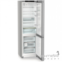 Двухкамерный холодильник с нижней морозилкой Liebherr Plus CNgbc 5723 черное стекло