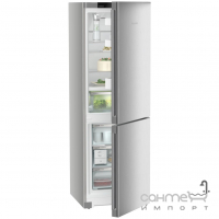 Двухкамерный холодильник с нижней морозилкой Liebherr Plus CBNsda 5223 нержавеющая сталь