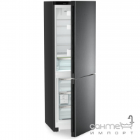 Двухкамерный холодильник с нижней морозилкой Liebherr Plus CBNbda 5223 черная нержавеющая сталь