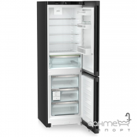 Двокамерний холодильник із нижньою морозилкою Liebherr Plus CBNbda 5223 чорна нержавіюча сталь