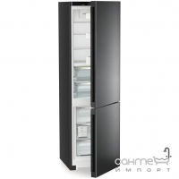 Двухкамерный холодильник с нижней морозилкой Liebherr Plus CBNbda 572i черная нержавеющая сталь