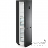 Двухкамерный холодильник с нижней морозилкой Liebherr Plus CBNbdc 573i черная нержавеющая сталь