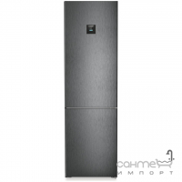 Двокамерний холодильник із нижньою морозилкою Liebherr Plus CBNbdc 573i чорна нержавіюча сталь