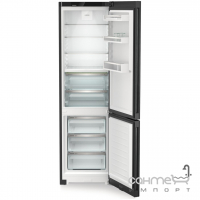 Двухкамерный холодильник с нижней морозилкой Liebherr Plus CBNbdc 573i черная нержавеющая сталь