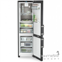Двокамерний холодильник із нижньою морозилкою Liebherr Prime CBNbsa 575i чорна нержавіюча сталь