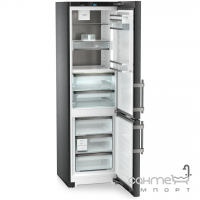 Двухкамерный холодильник с нижней морозилкой Liebherr Prime CBNbsa 575i черная нержавеющая сталь