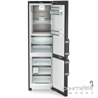 Двухкамерный холодильник с нижней морозилкой Liebherr Prime CBNbsa 575i черная нержавеющая сталь