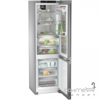 Двухкамерный холодильник с нижней морозилкой Liebherr Peak CBNstb 579i нержавеющая сталь