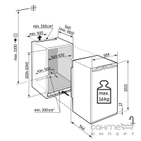 Встраиваемый однокамерный холодильник Leibherr Plus IRBc 4020