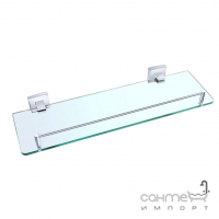 Стеклянная полочка Perla Solid PSA5220 хром/прозрачное стекло