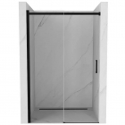 Душевая дверь в нишу Mexen Omega Black 130 MEX-825-130-000-70-00 черный/прозрачное стекло