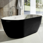 Отдельностоящая акриловая овальная ванна Ravak Freedom O Tec CD51700000 белая/черная