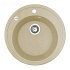 Кругла гранітна кухонна мийка Fancy Marble Sol 11805ХХХХ кольори в асортименті