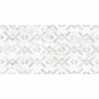 Настінна плитка під мармур із декором 600х300 Terragres Marmo Verona Kaleidoscope 2 MV016 біла