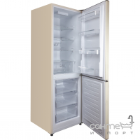 Окремий двокамерний холодильник із нижньою морозильною камерою Gunter&Hauer FN 369 B бежевий