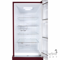 Отдельностоящий двухкамерный холодильник с нижней морозильной камерой Gunter&Hauer FN 369 R красный
