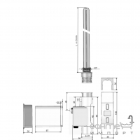 ТЭН для полотенцесушителя Heatpol H+E хром