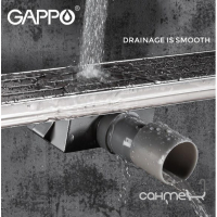 Линейный душевой трап Gappo G810007-1 нержавеющая сталь сатин, 1000 мм