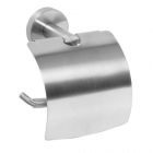 Тримач для туалетного паперу з кришкою Bemeta Neo 104112015 матова сталь
