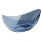 Овальна окрема ванна Besco Axya ResiCast 1800x800 Blue wave прозора синя