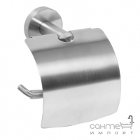Тримач для туалетного паперу з кришкою Bemeta Neo 104112015 матова сталь