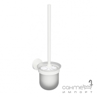Ершик для унитаза подвесной Bemeta White 104113014 белый/матовое стекло