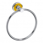Кольцо для полотенец Bemeta Trend-I 104104068h хром/желтый