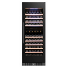 Отдельностоящий винный шкаф на 163 бутылки Fabiano FWC 1770 Black черный