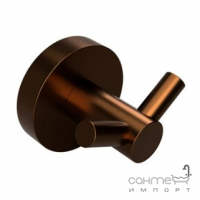Крючок двойной Bemeta Amber 155106032 матовое кофейное золото